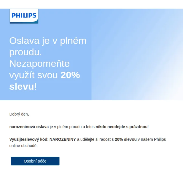 Philips: 20% sleva na osobní péči – červenec 2026 | Nuslet.cz