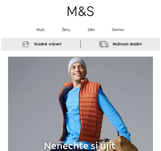 Marks and Spencer: Sleva 20 % na 2 kusy – červen 2026 | Nuslet.cz