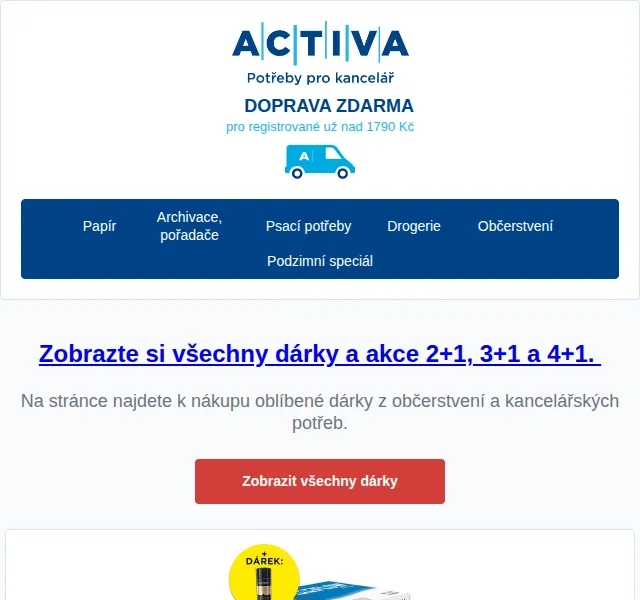 Activa: 2+1, 3+1, 4+1 a 9 dárků – červen 2026 | Nuslet.cz