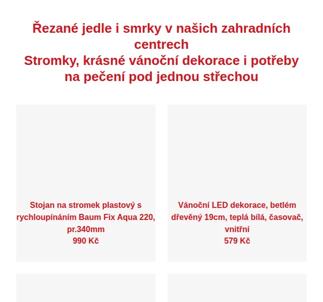 UNI HOBBY: Vánoční stromky a dekorace – červenec 2026 | Nuslet.cz