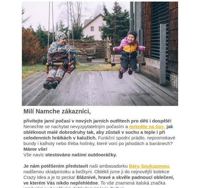 Namcheshop: Nové jarní outfity pro děti i dospělé – červen 2026 | Nuslet.cz