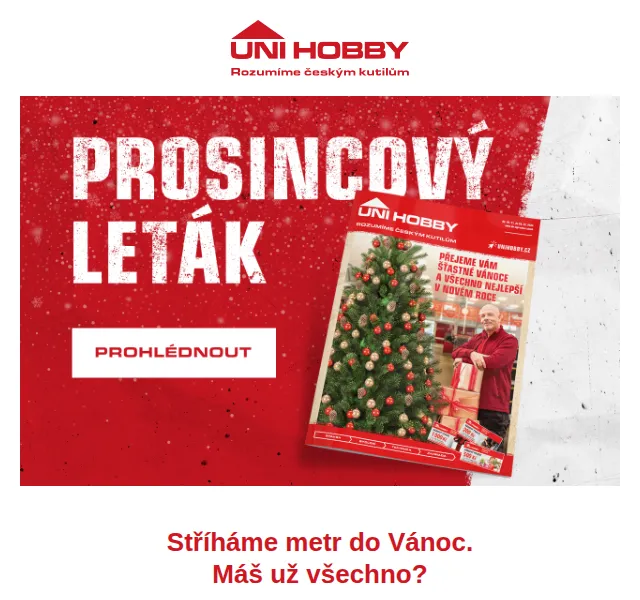 UNI HOBBY: Vánoční nadílka pro kutily – červen 2026 | Nuslet.cz
