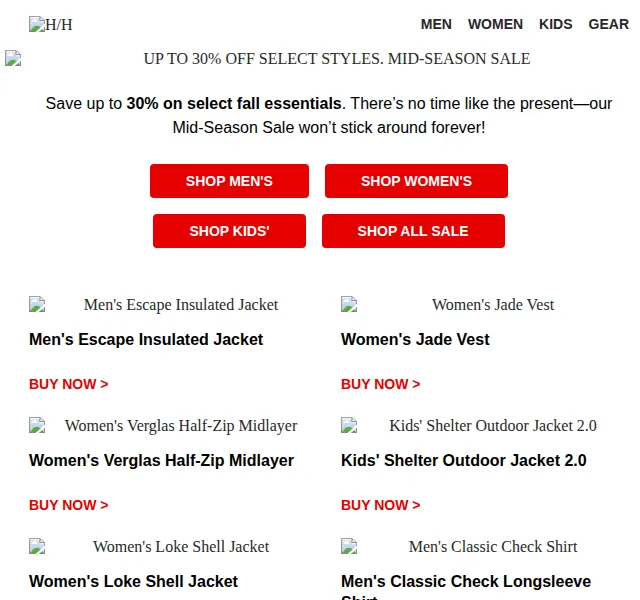 Helly Hansen: Mid-Season Sale až 30 % – červenec 2026 | Nuslet.cz