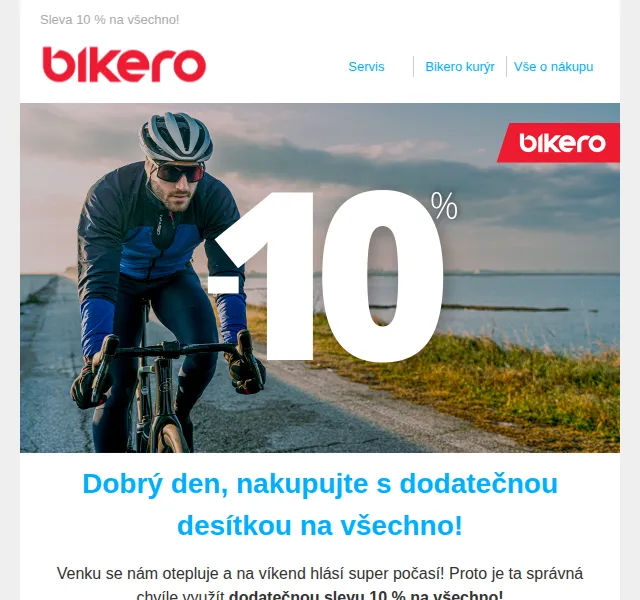 czbikero: dodatečná sleva 10 % na všechno – červen 2026 | Nuslet.cz