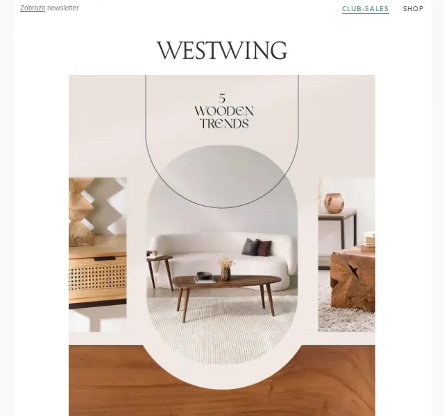 Westwing: Dřevěný nábytek trendy 2023 – červen 2026 | Nuslet.cz