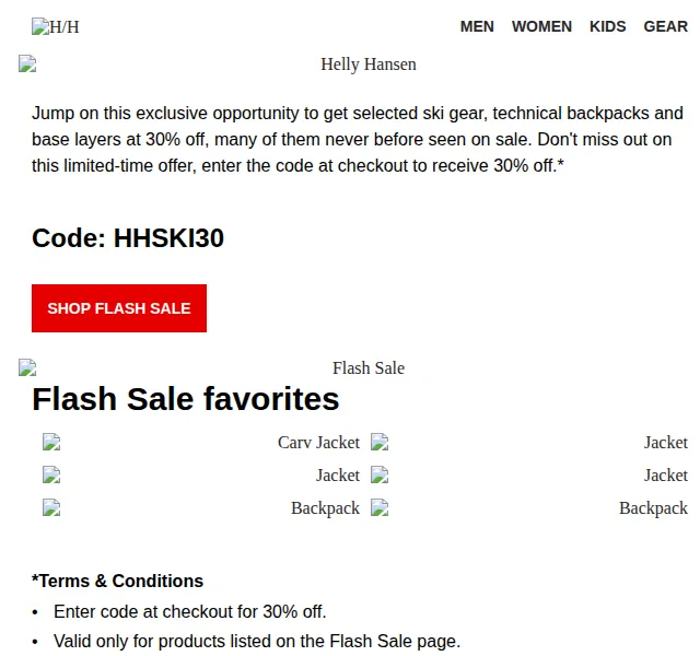 Helly Hansen: sleva 30 % na ski gear a base layers – červen 2026 | Nuslet.cz