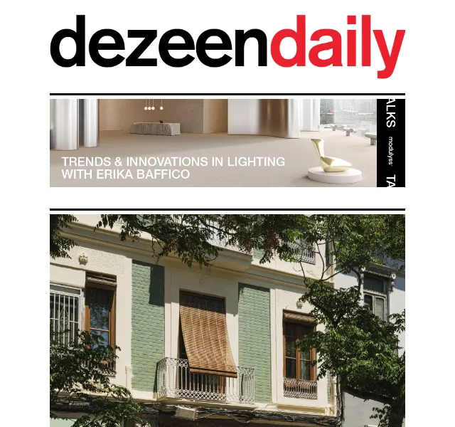 Dezeen Daily: designové novinky a inspirace – červenec 2026 | Nuslet.cz
