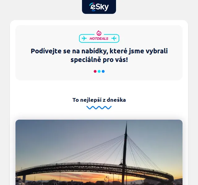 eSky: Pescara od 1360 Kč, Barcelona od 1592 Kč – červenec 2026 | Nuslet.cz