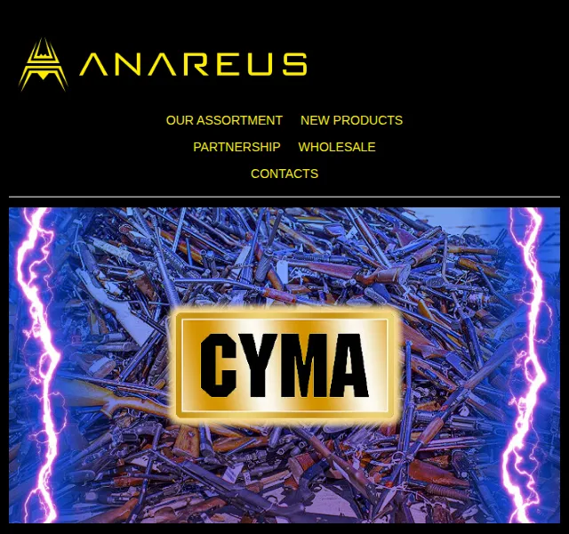 ANAREUS: AKCE CYMA zbraně – skvělá cena – červenec 2026 | Nuslet.cz