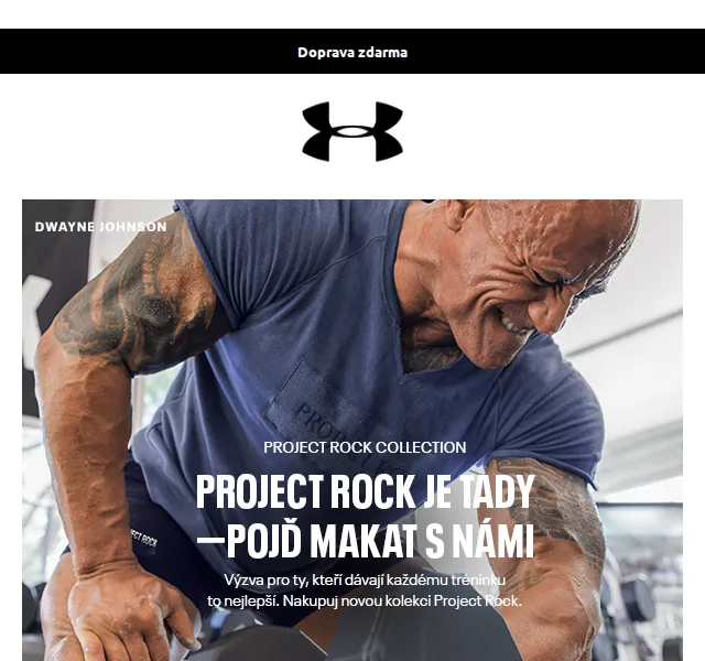 Under Armour: Project Rock Collection – červenec 2026 | Nuslet.cz