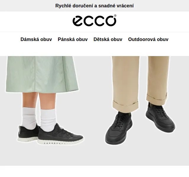 ECCO: Oblíbené modely obuvi – květen 2026 | Nuslet.cz