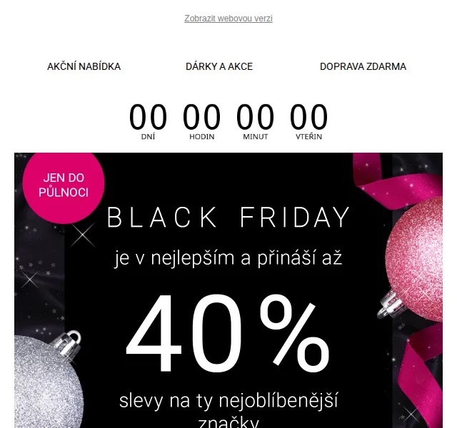 Notino: Black Friday až 40% slevy na TOP značky – červen 2026 | Nuslet.cz