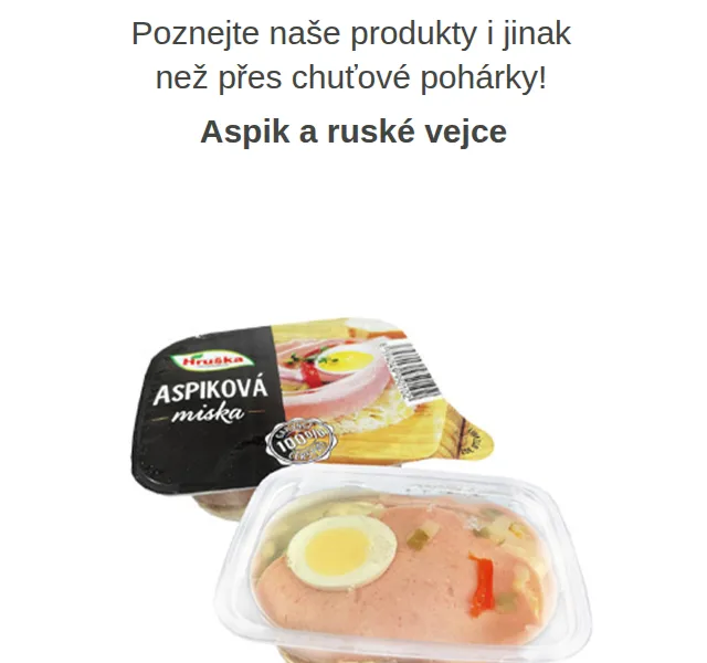 Váš HRUŠKA tým: Aspik a ruské vejce v akci – červen 2026 | Nuslet.cz