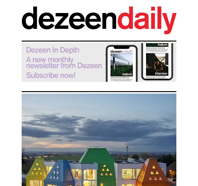 Dezeen Daily: Nové designové inspirace – červen 2026 | Nuslet.cz