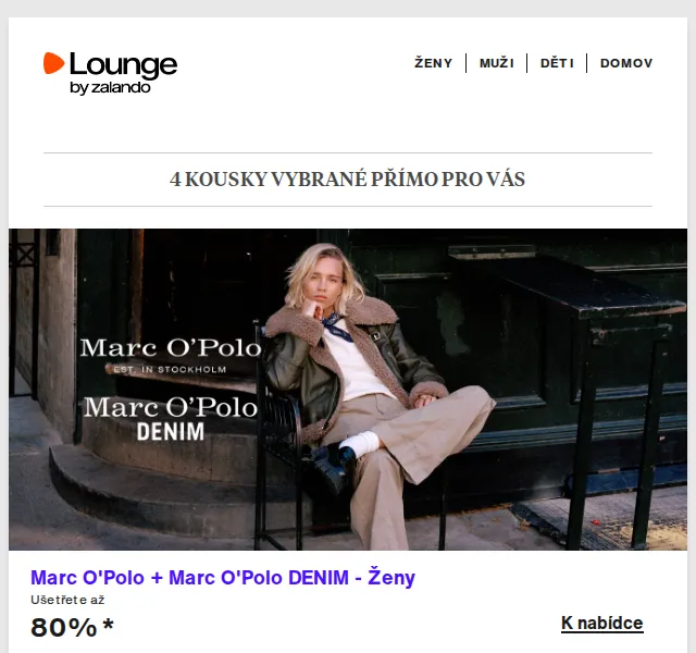 Lounge by Zalando: Marc O'Polo, Coach & TOMS se slevou až 80 % – červenec 2026 | Nuslet.cz