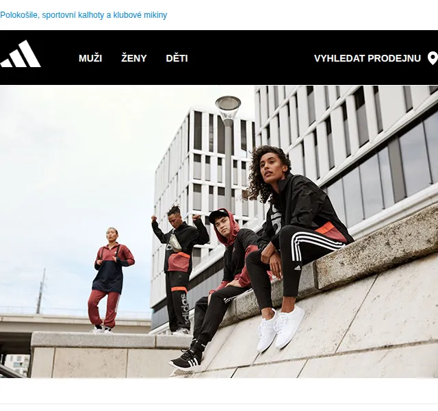 Adidas: Nová kolekce Resort – Polokošile a sportovní kalhoty – červen 2026 | Nuslet.cz