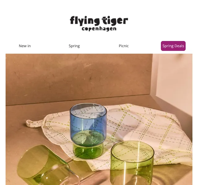 Flying Tiger Copenhagen: Sklenice na oslavy – květen 2026