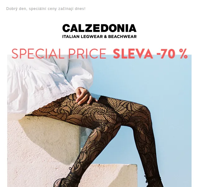 Calzedonia: Special price -70 % – červen 2026 | Nuslet.cz