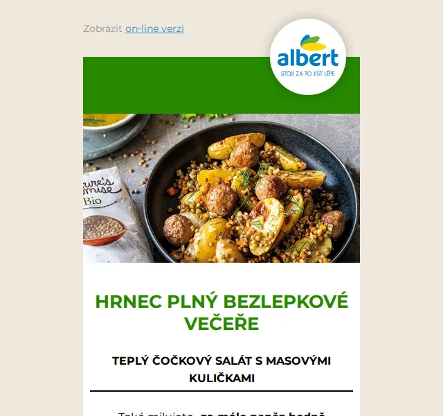 Albert: Snadné recepty do 30 minut – červen 2026 | Nuslet.cz