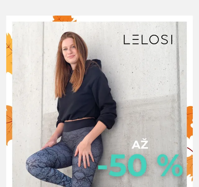 LELOSI: sleva až 50 % na legíny – červenec 2026 | Nuslet.cz