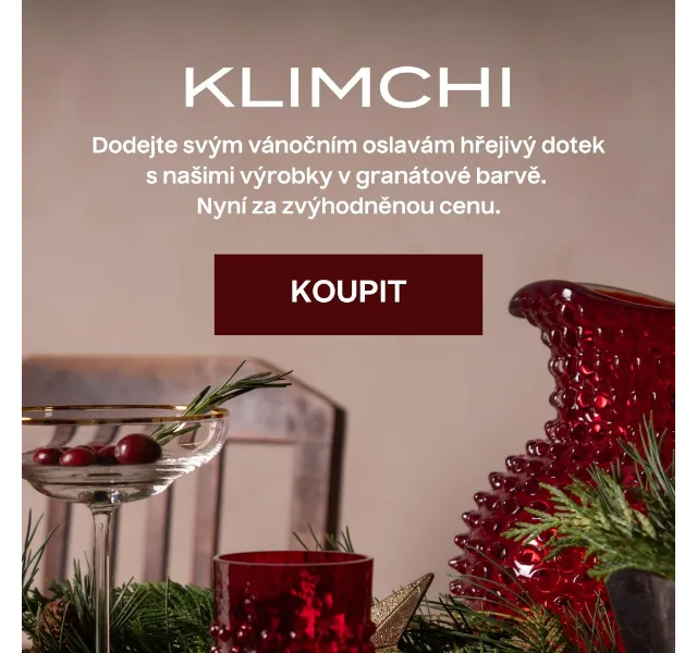 KLIMCHI: Vánoce ve znamení českého granátu – červenec 2026 | Nuslet.cz