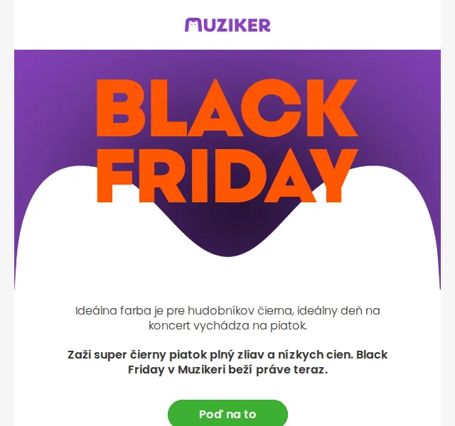 Muziker: Black Friday výprodej hudebního vybavení – červenec 2026 | Nuslet.cz