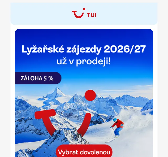 Lyžařské zájezdy 2026/27 | TUI Česká republika