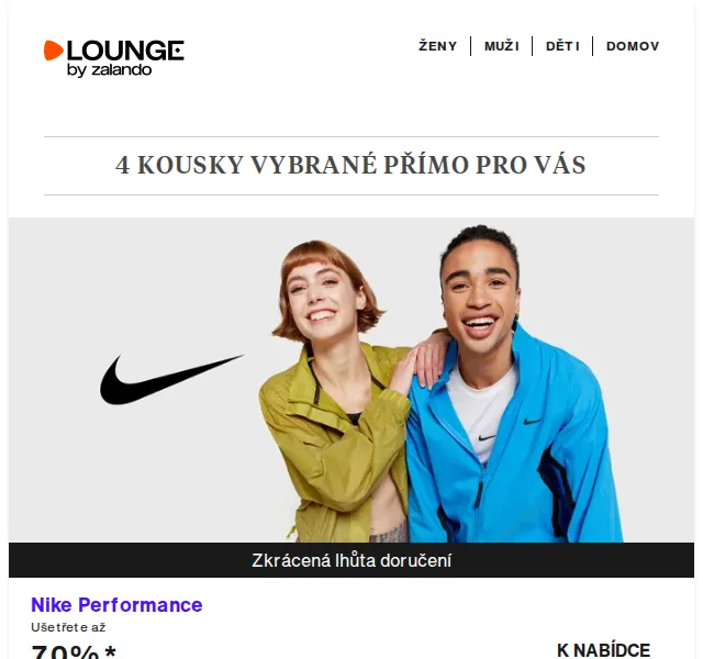 Lounge by Zalando: Nike, Buffalo – sleva až 75 % – červenec 2026 | Nuslet.cz