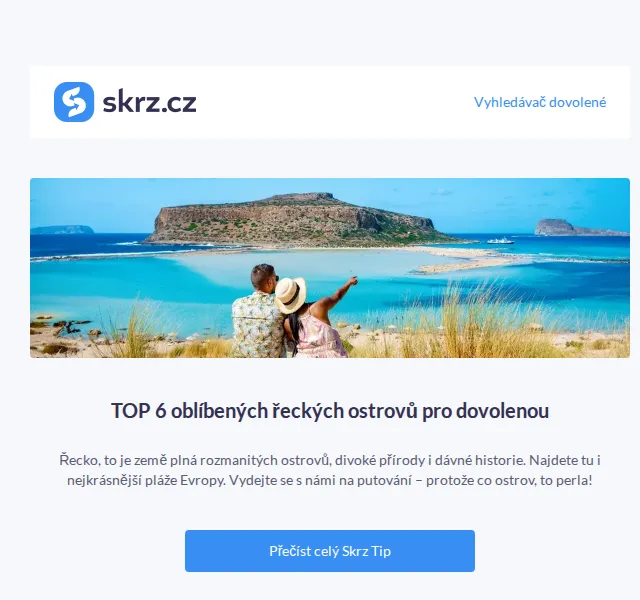 Vánoce na Skrz: First minute Řecko od 14 990 Kč – červenec 2026 | Nuslet.cz