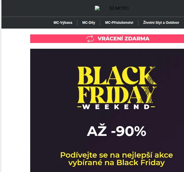 XLMOTO: Black Friday nabídky Richa, Rev'it – červenec 2026 | Nuslet.cz