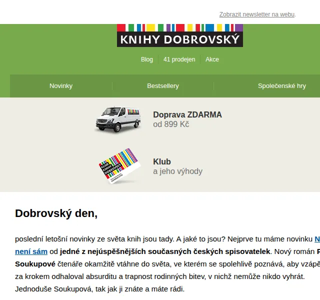 KnihyDobrovsky.cz: Novinky Petry Soukupové a Anny Todd – červenec 2026 | Nuslet.cz