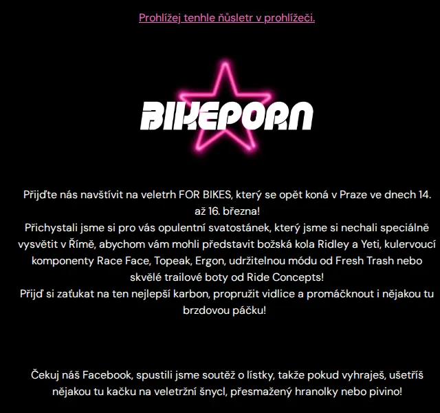 Bikeporn: Soutěž o lístky na FOR BIKES – březen 2026 | Nuslet.cz