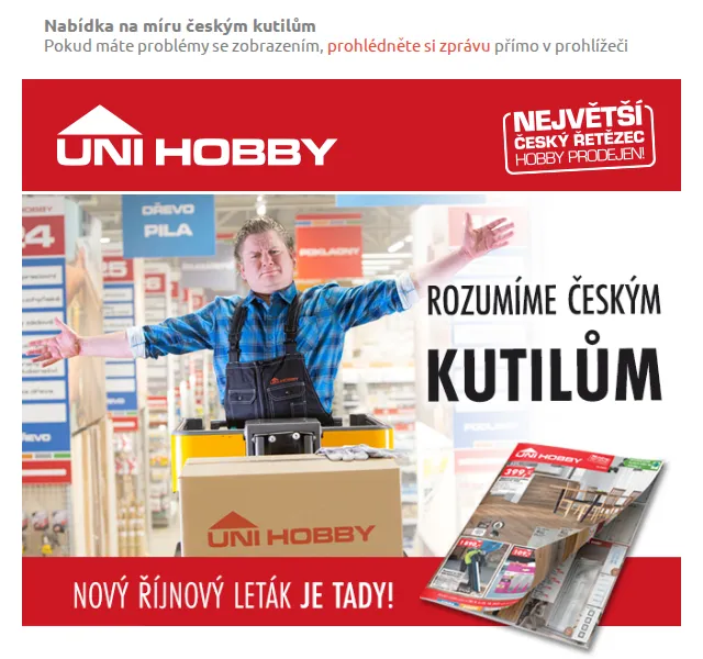UNI HOBBY: Podzimní leták – červen 2026 | Nuslet.cz