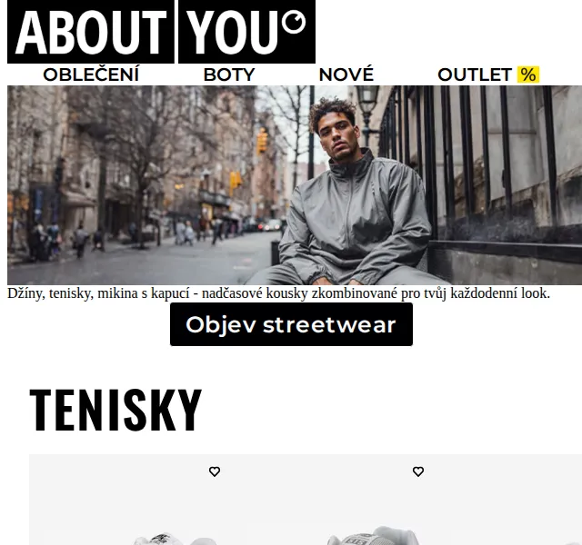 ABOUT YOU: Streetwear kolekce – červenec 2026 | Nuslet.cz