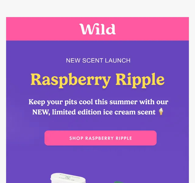 Wild: Limited Edition Raspberry Ripple – červenec 2026 | Nuslet.cz