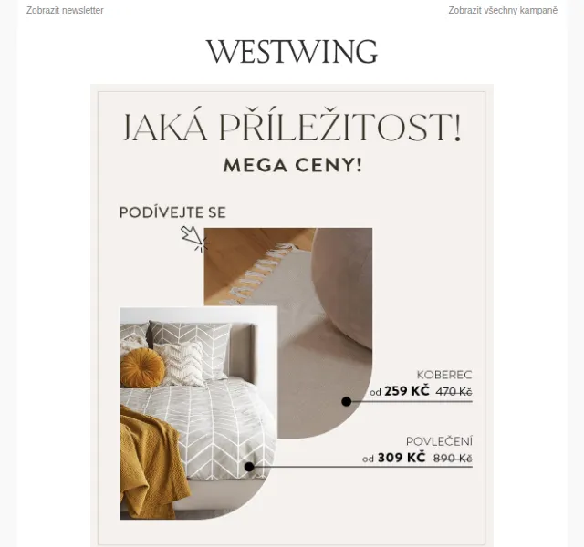 Westwing: Westwing Collection od 99 Kč – červen 2026 | Nuslet.cz