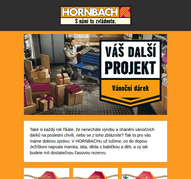 HORNBACH: Vánoční dárky pro celou rodinu – červenec 2026 | Nuslet.cz