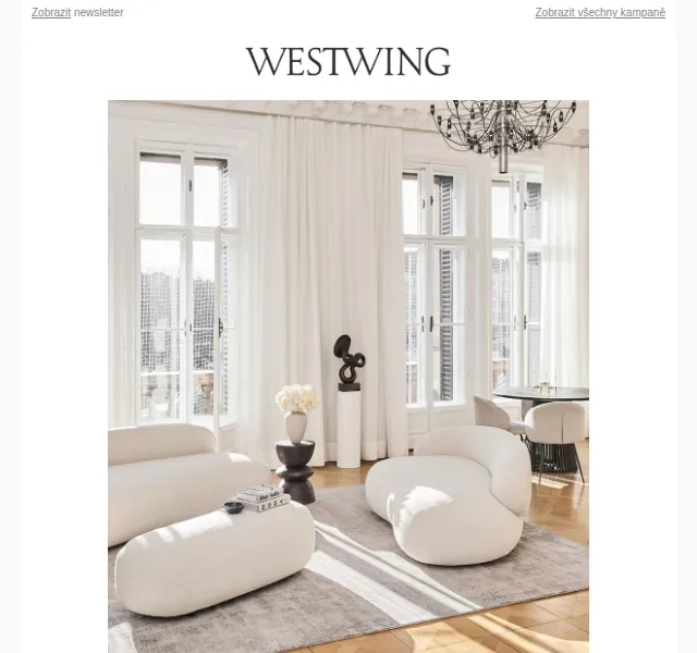 Westwing: Nová definice luxusu – červen 2026 | Nuslet.cz