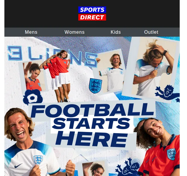 Sportsdirect: England dresy Nike 2022/23 – červenec 2026 | Nuslet.cz