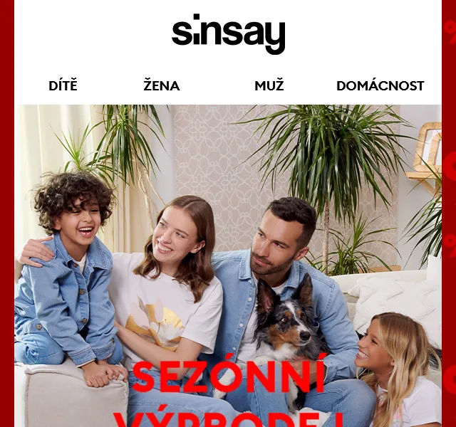 Sinsay: Sezónní výprodej – červen 2026 | Nuslet.cz