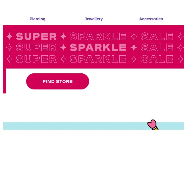 Claire's: Super Sparkle Sale akce až 50 % – červen 2026 | Nuslet.cz