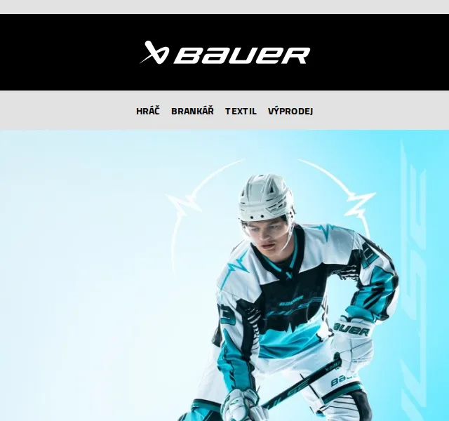 Bauer Hockey Česko: sleva 10 % na hokejku PULSE – červenec 2026 | Nuslet.cz