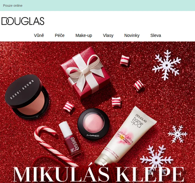 Douglas CZ: Mikulášská nadílka s 20% slevou – prosinec 2021 | Nuslet.cz