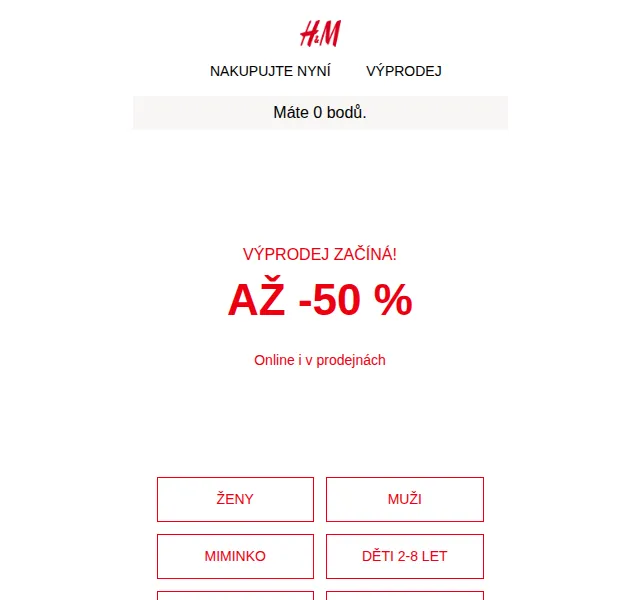 H&M Fashion letní výprodej až -50 % – červen 2026 | Nuslet.cz