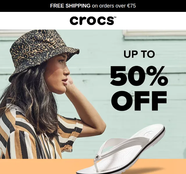 Crocs: Mid-Season sleva až 50 % – červen 2026 | Nuslet.cz