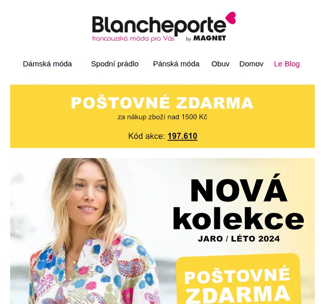Blancheporte: Jarní kolekce plná trendů – červenec 2026 | Nuslet.cz