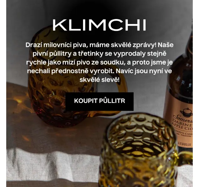 KLIMCHI: Půllitry ve slevě – červen 2026 | Nuslet.cz
