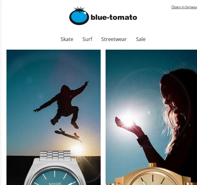 BLUE TOMATO: Nixon hodinky – červen 2026 | Nuslet.cz