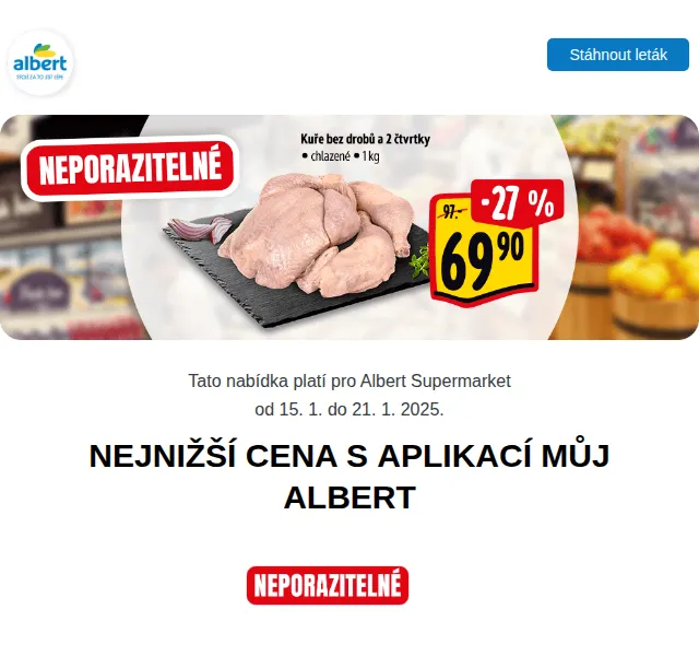 Albert: Madeta eidam za 19,90 Kč a Activia za 9,90 Kč – červenec 2026 | Nuslet.cz