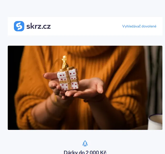 Vánoce na Skrz: dárky od 179 Kč – červenec 2026 | Nuslet.cz